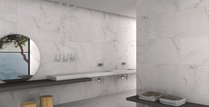 BAÑO: Mezcla estilos, colores y formas. - Materiales de Construcción