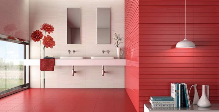 Ambiente Groove coral red